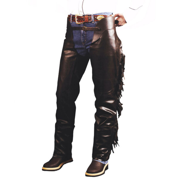 CHAPS PULL-UP CON FRANGE - immagine 2