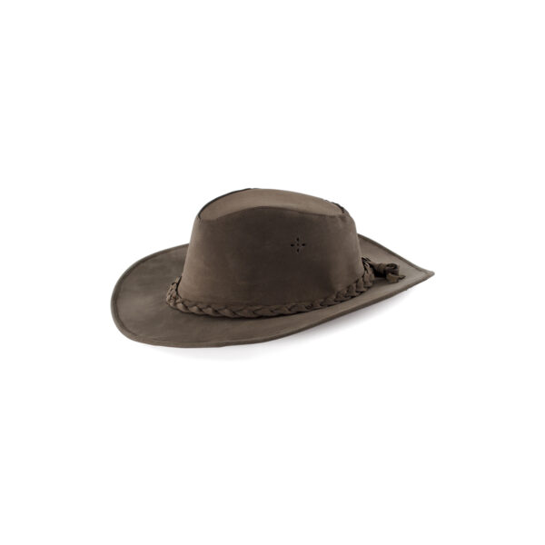 "CAPPELLO IN PELLE MODELLO ""LUX BRAID"""