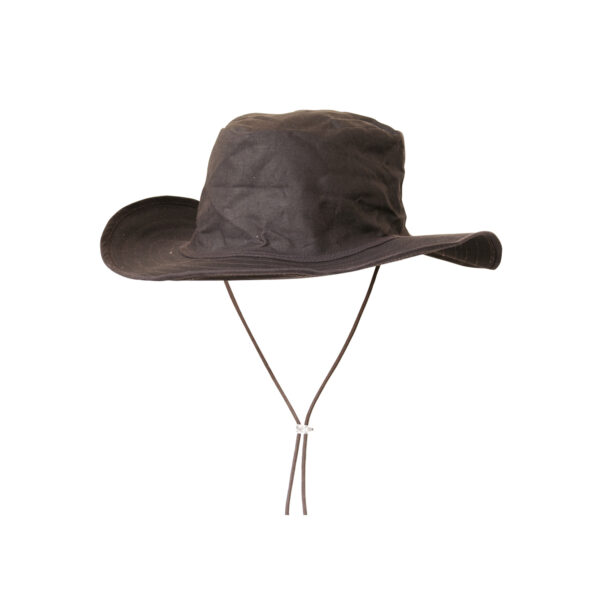 CAPPELLO IN TESSUTO CERATO - immagine 2