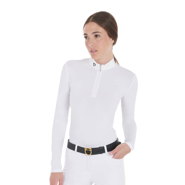 POLO DONNA MANICA LUNGA MODELLO "ARTEMIS" - immagine 2