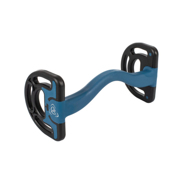 "ACAVALLO MULLEN ""D"" SENSITIVE BIT BLACK/BLUE" - immagine 2