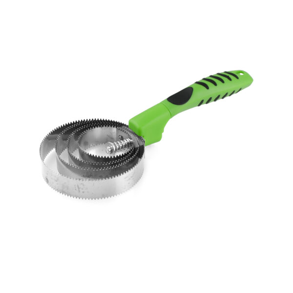 STRIGLIA A LAMA TONDA INOX LIME, FUXIA , TURQUOISE