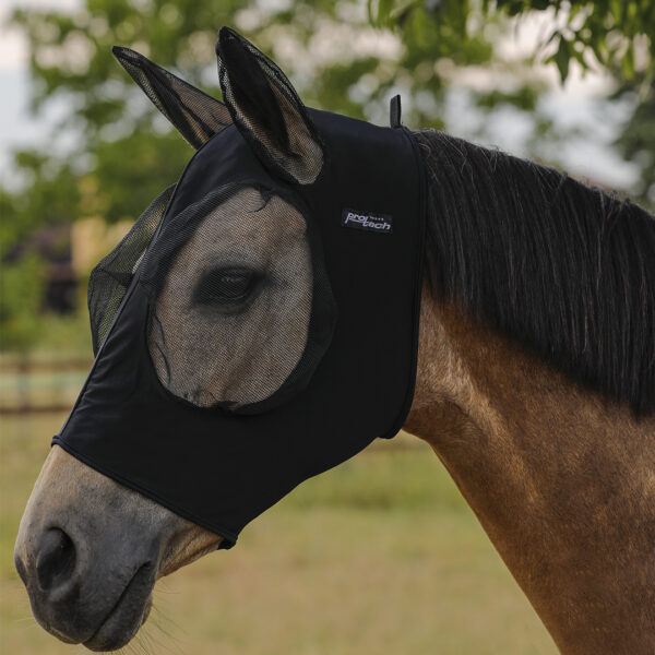 MASCHERA ANTI MOSCHE IN LYCRA E RETINA COPRIORECCHIE TECH - immagine 2