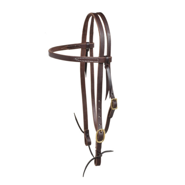 SINGLE ADJ BROWBAND WESTERN BRIDLE - immagine 2