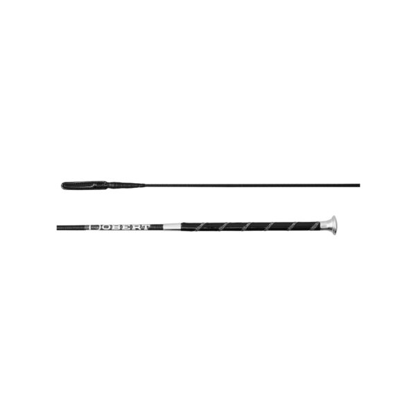 FRUSTINO DOBERT DRESSAGE NERO MANICO CUOIO + SWAROVSKY - immagine 2