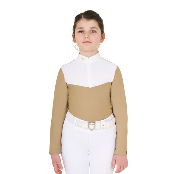 GIRL COMPETITION LS ZIP SHIRT 1/2 MESH - immagine 2