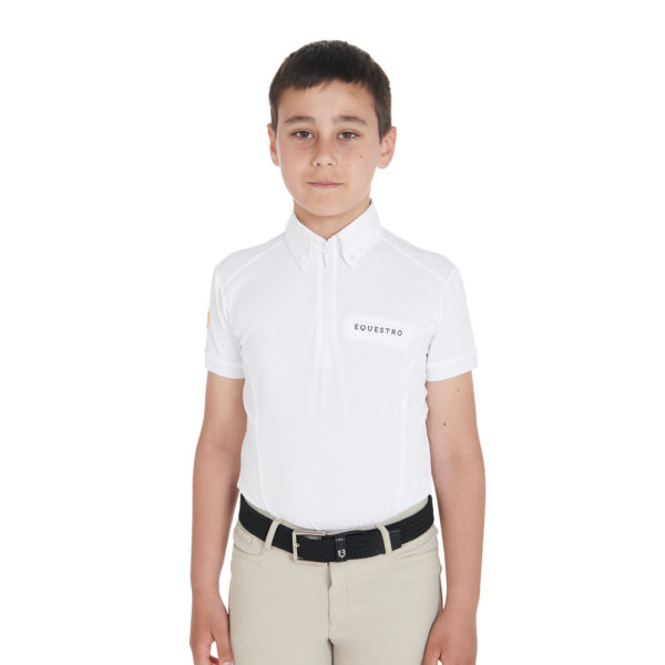BOY POLO SHIRT SS ZIP
