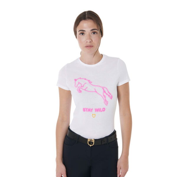 WOMEN'S STAY WILD COTTON T-SHIRT - immagine 2