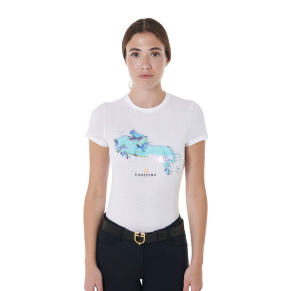 WOMEN'S INTERFERENCE JUMP COTTON T-SHIRT - immagine 2