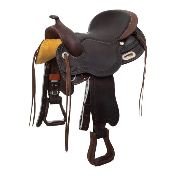 SELLA FMW SHORT BACK BUFF LEATHER COLCHOCO - immagine 2