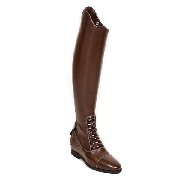 STIVALE FRANCESCHINI MODELLO BOTTICELLI (ALTO) BROWN - immagine 2