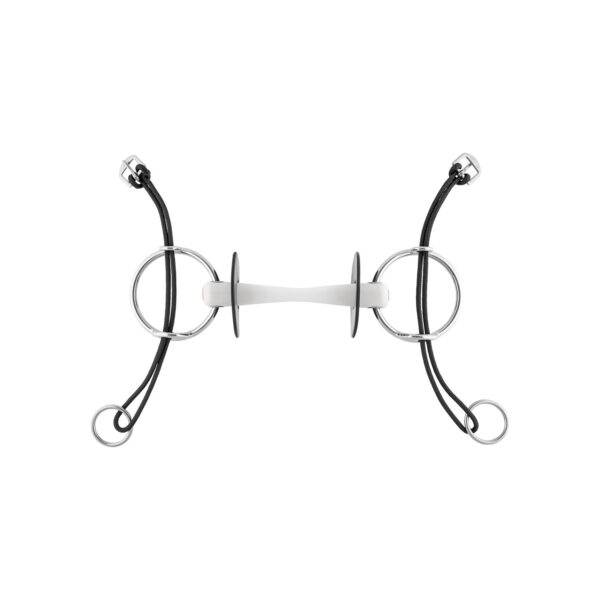 NATHE GAG BIT 20MM  W. FLEX. MULLEN MOUTH - immagine 2