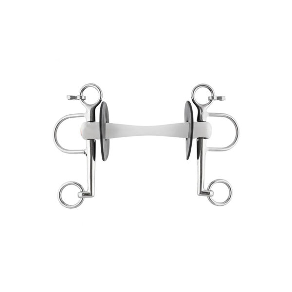NATHE PELHAM 20MM W.FLEX. MULLEN  MOUTH W.SHORT CHEEKS - immagine 2
