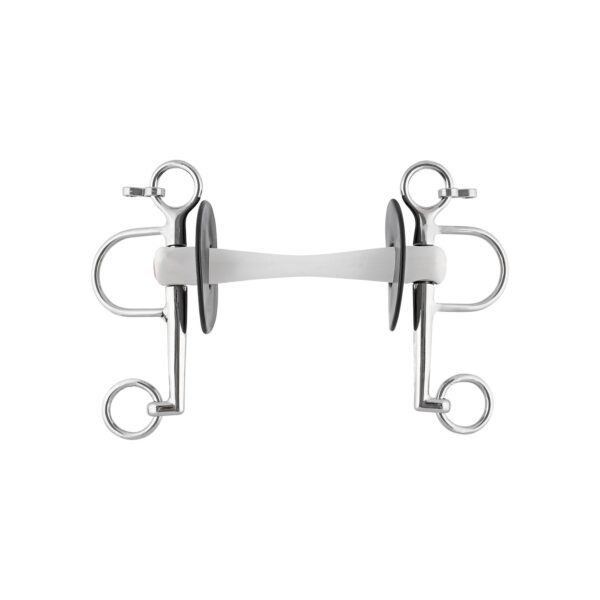 NATHE PELHAM 20MM W.FLEX. MULLEN  MOUTH W.LONG CHEEKS - immagine 2