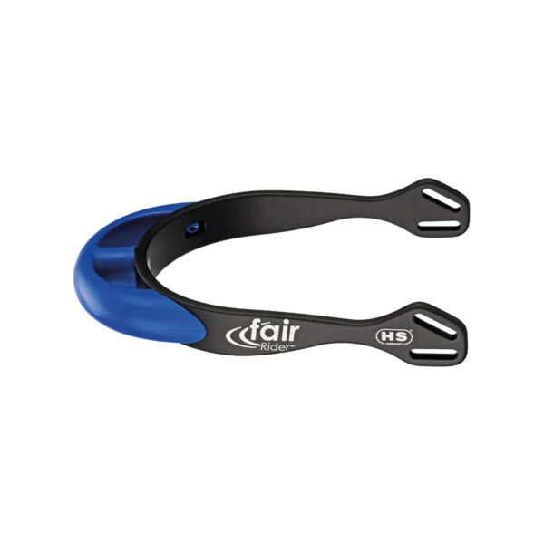 SPURS FAIRRIDER ALUMINIUN ROUNDED NECK BLUE 20MM - immagine 2