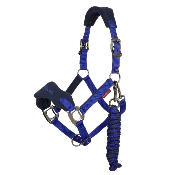 VOGUE HEADCOLLAR & LEADROPE ROYAL BLUE - immagine 2