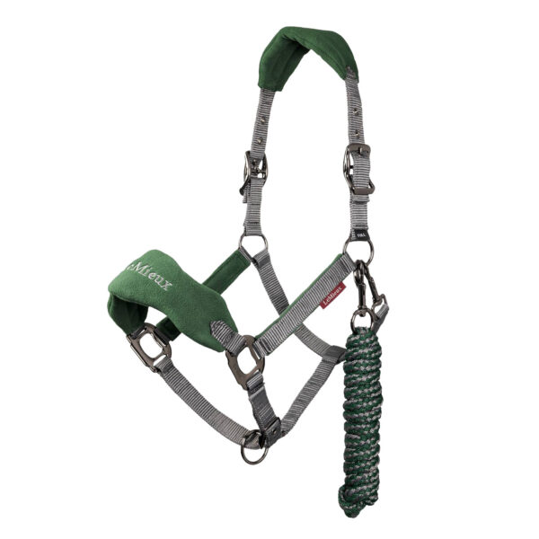 VOGUE HEADCOLLAR & LEADROPE HUNTER GREEN - immagine 2