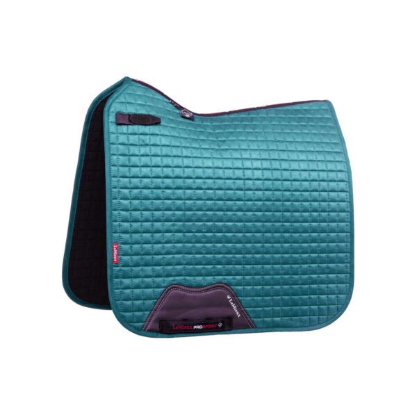 SUEDE DRESSAGE SQUARE PEACOCK - immagine 2