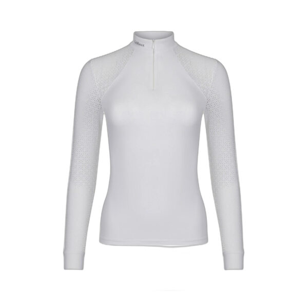 OLIVIA LONG SLEEVE SHOW SHIRT WHITE - immagine 2