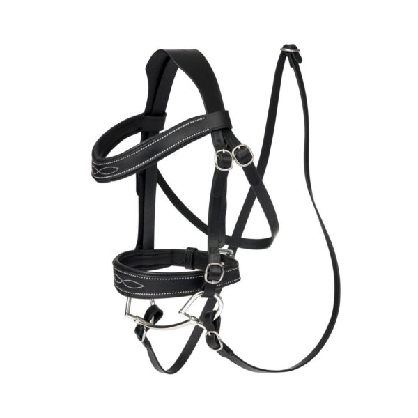 HOBBY HORSE COMPETITION BRIDLE BLACK - immagine 2