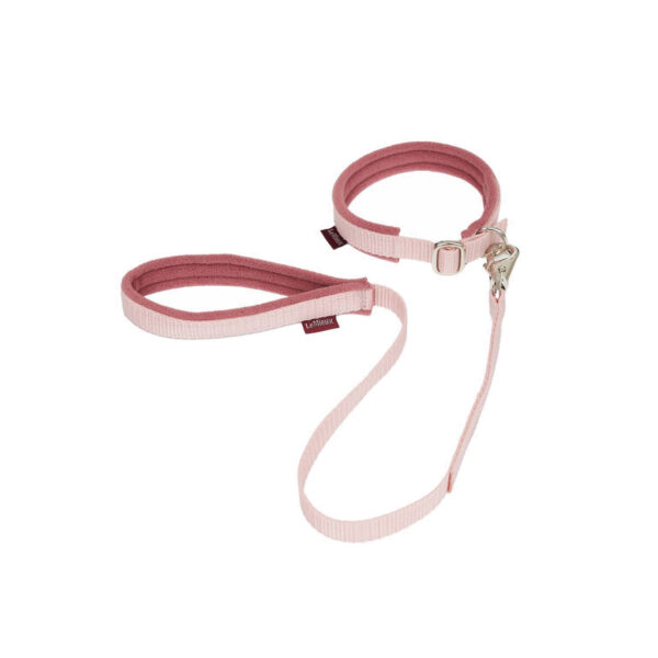 TOY PUPPY COLLAR & LEAD PINK QUARTZ - immagine 2