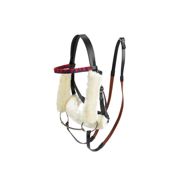HOBBY HORSE RACING BRIDLE SET BLACK - immagine 2