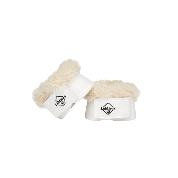 TOY PONY DRESSAGE OVER REACH BOOT WHITE - immagine 2