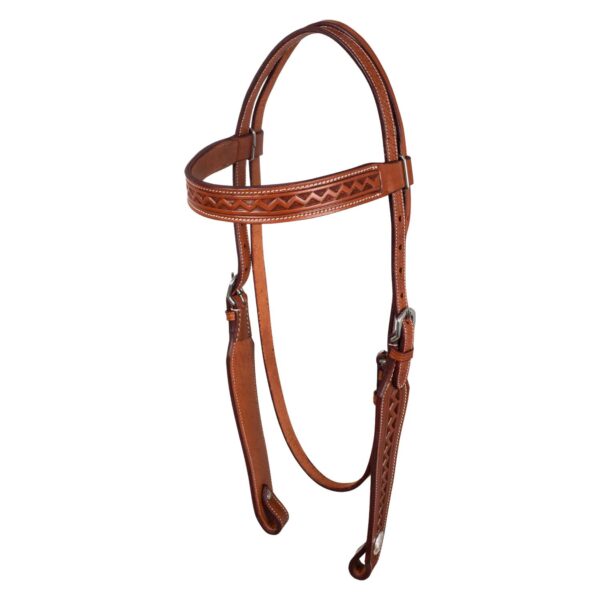 WESTERN HEADSTALL BORDER STAMP FOR MBH08000 SADDLE - immagine 2