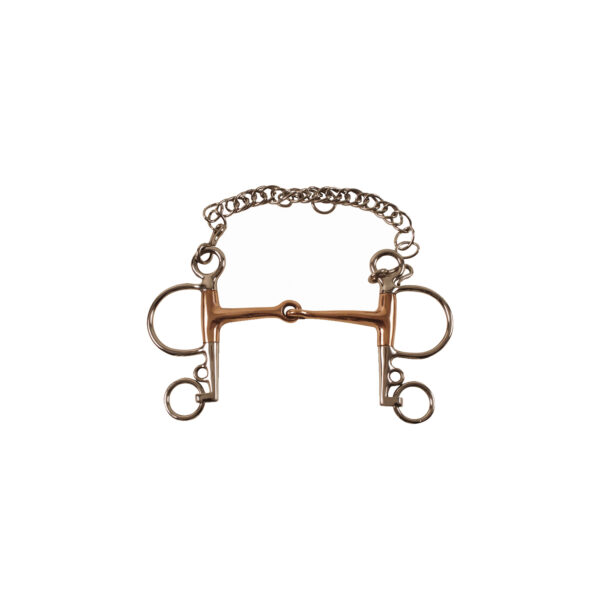 PELHAM PIENO INOX IMBOCCATURA RAME