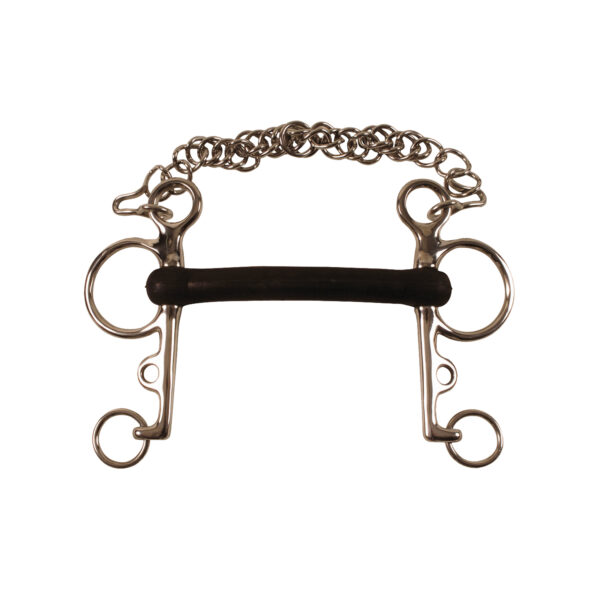 PELHAM INOX INTERO GOMMA FLEX - immagine 2