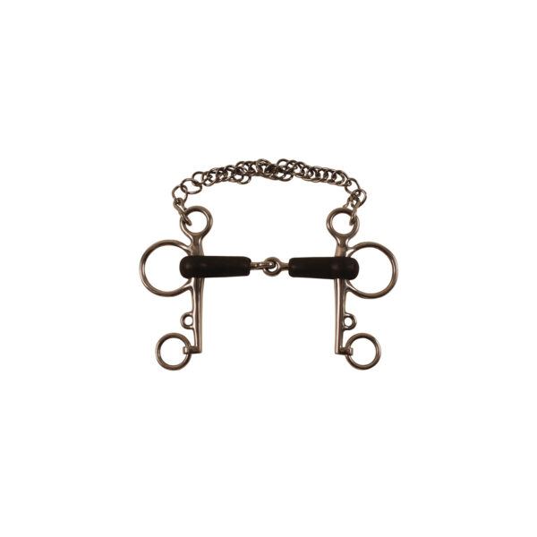 PELHAM INOX RICOPERTO GOMMA - immagine 2