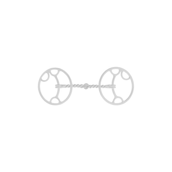 FILETTO WESTERN GONZALES IMBOCCATURA TORCIGLIONE METALAB SILVER - immagine 2