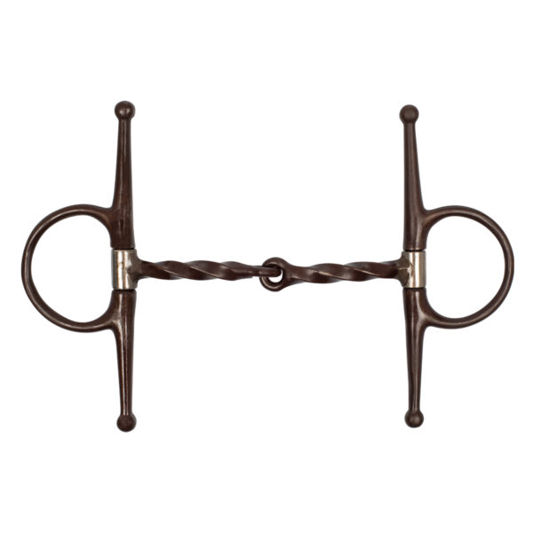 FILETTO WESTERN ASTE FERRO BRUNITO TORCIGLIONE GROSSO METALAB - immagine 2
