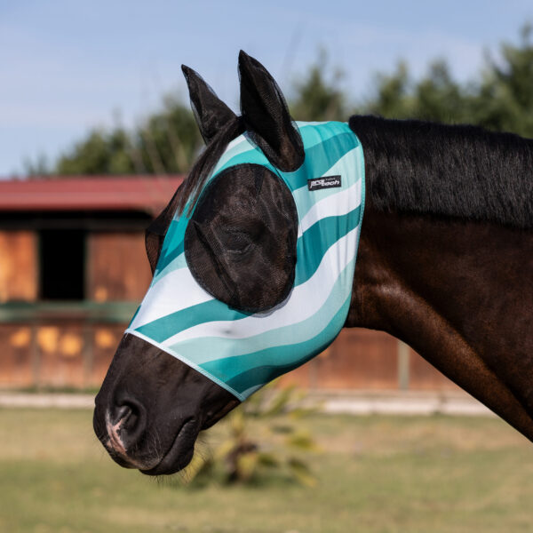 MASCHERA ANTI MOSCHE LYCRA E RETINA COPRIORECCHE - immagine 2