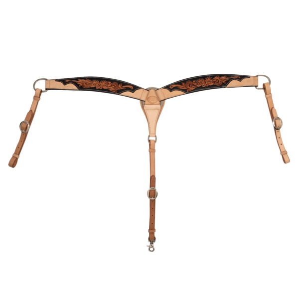 DARK FLORAL WESTERN BREASTCOLLAR - immagine 2