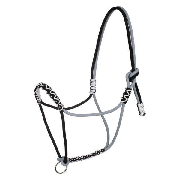 BRAIDED HALTER WITH DECORATIONS - immagine 2