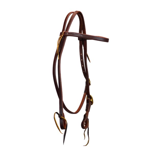 5/8" SINGLE BUCKLE BROWBAND HEADSTALL - immagine 2