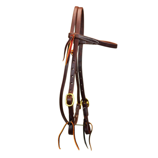 DOUBLE BUCKLE BROWBAND HEADSTALL - immagine 2