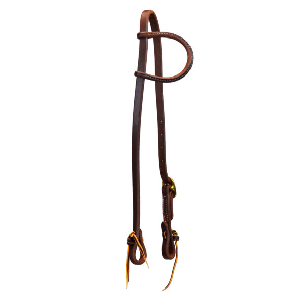 5/8" SINGLE BUCKLE SLIP EAR HEADSTALL - immagine 2