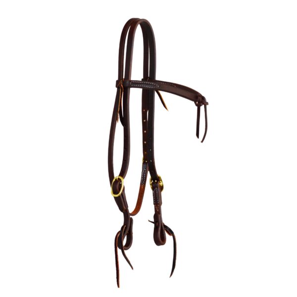 5/8" FUTURITY KNOT BROWBAND HEADSTALL - immagine 2