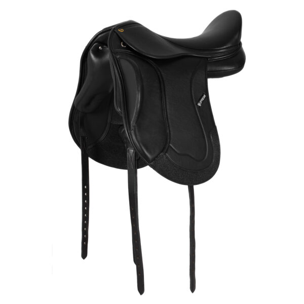SELLA SUPREME STOCKHOLM DRESSAGE IN PELLE DOPPIATA MONOFLAP - immagine 2