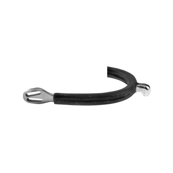 SPERONI INOX UOMO GOCCIA RICOPERTI GOMMA - immagine 2