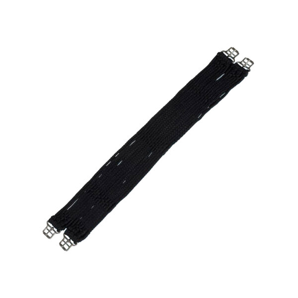 Cord girth with stainless steel roller buckles - immagine 2