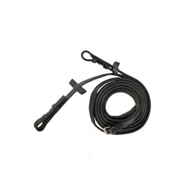 "Rubber reins Slimline (1/2"") with hooks" - immagine 2