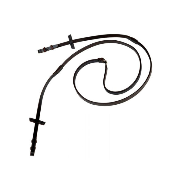 Leather reins plain, narrow - immagine 2