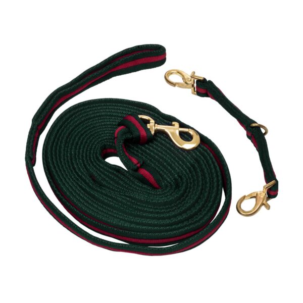 PADDED NYLON LUNGE REIN WITH  ATTACHMENT TO HALTER - immagine 2