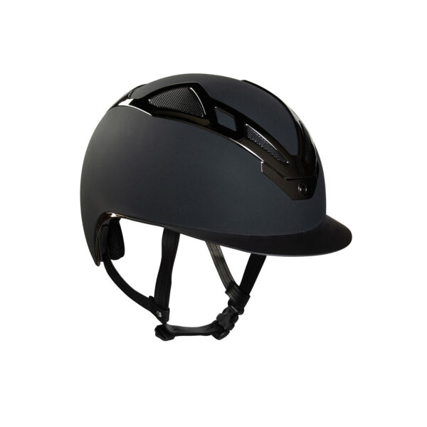 CASCO APEX CHROME BLACK MATT - immagine 2