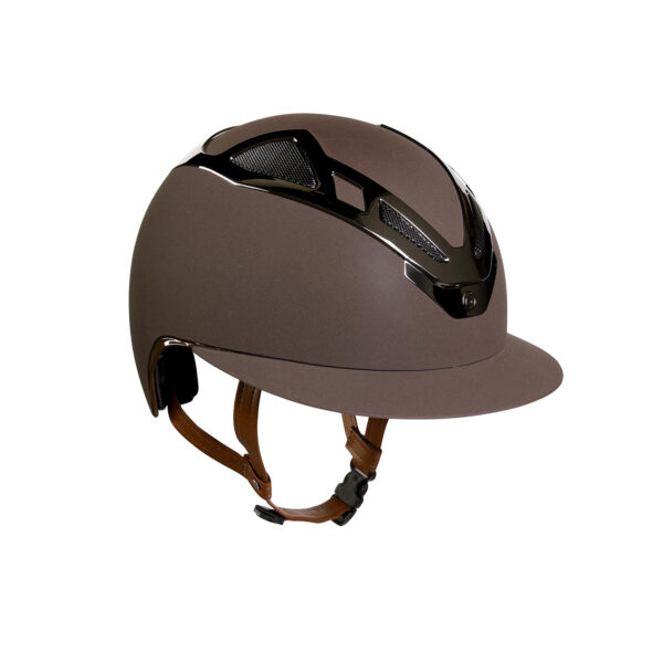 CASCO APEX CHROME LADY BROWN MATT - immagine 2