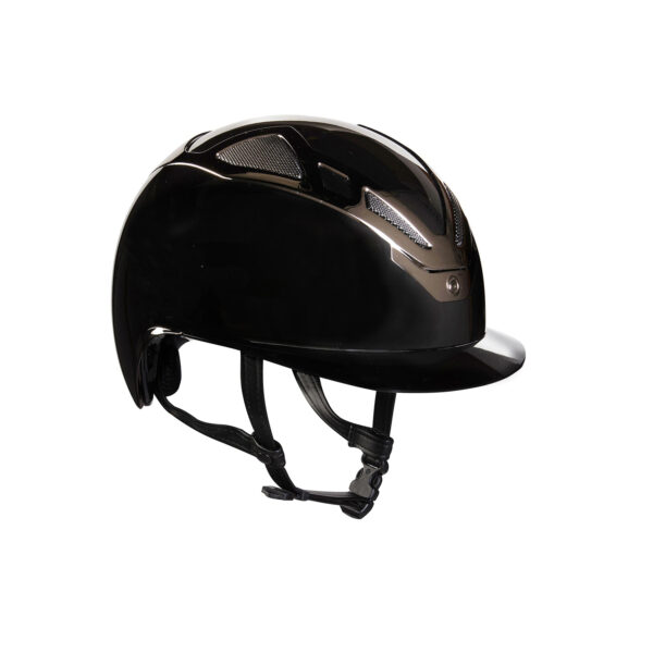 CASCO APEX CHROME BLACK GLOSSY - immagine 2