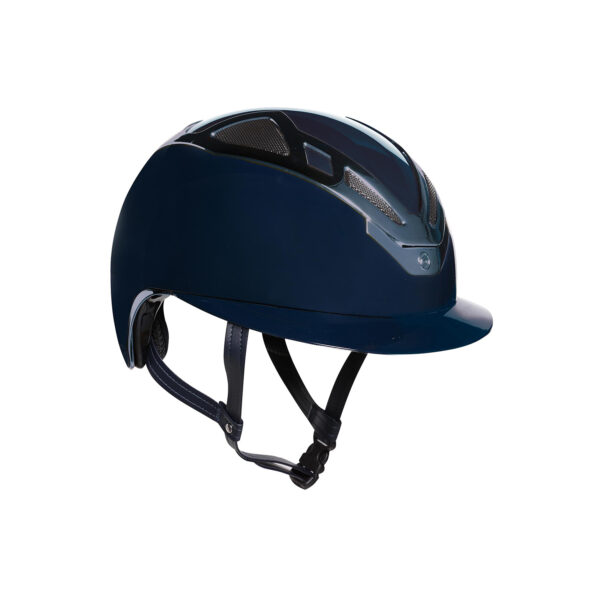 CASCO APEX CHROME BLU NAVY GLOSSY - immagine 2